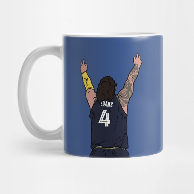 Steven Adams Celebration by rattraptees